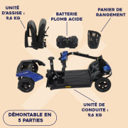 Mini scooter pour handicapé Colibri Outdoor Invacare