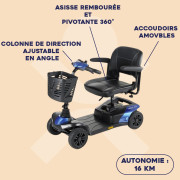 Mini scooter pour handicapé Colibri Outdoor Invacare