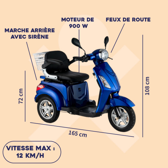 Scooter électrique 3 roues...