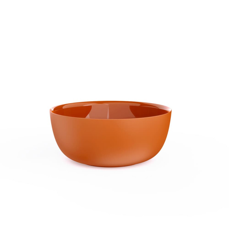 Bol silicone antidérapant incassable 15 cm - Terracotta - 6,3 cm