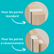Enfile-couette Hopoli – pour porte standard / recouvrement