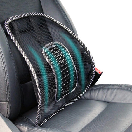 Coussin Siège Auto Conducteur Pour Honda Jazz IV 2020-2024 - Rehausseur Mémoire De Forme - Soutien Lombaire Et Coccyx