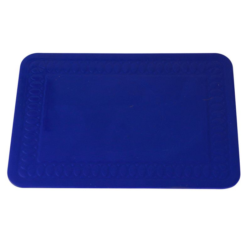 Set de table antidérapant rectangulaire 35 x 25 cm - Bleu - 25 cm