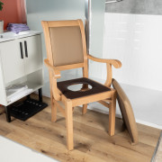 Chaise percée en bois Allure