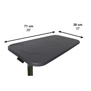 Table de lit avec vérin à gaz