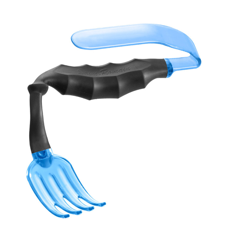 Fourchette ergo inclusive avec anse - Bleu - 24,5 cm