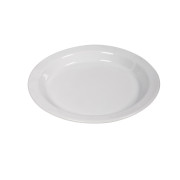 Assiette antidérapante à rebords en porcelaine extra dure
