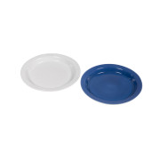 Assiette antidérapante à rebords en porcelaine extra dure