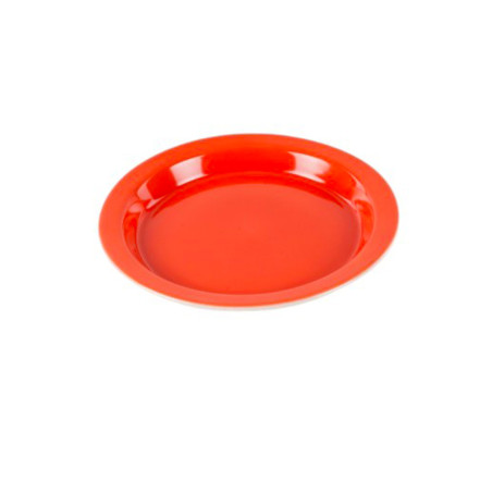 Assiette antidérapante à rebords en porcelaine extra dure