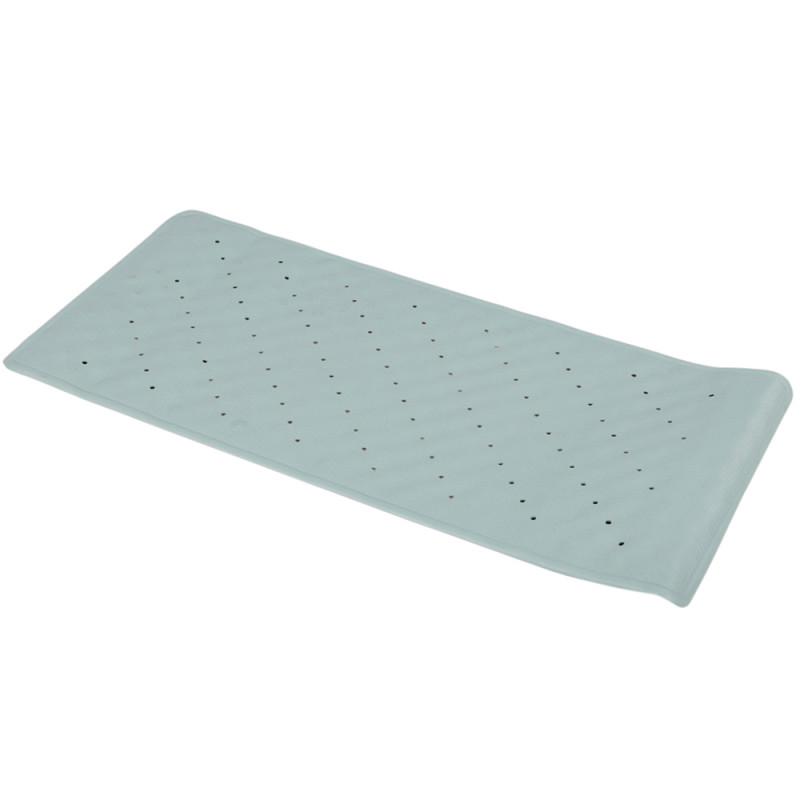 Tapis de bain antidérapant à ventouses Gummi - Bleu - 76 cm