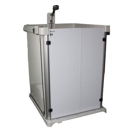 Cabine de douche PMR amovible SANIZORG