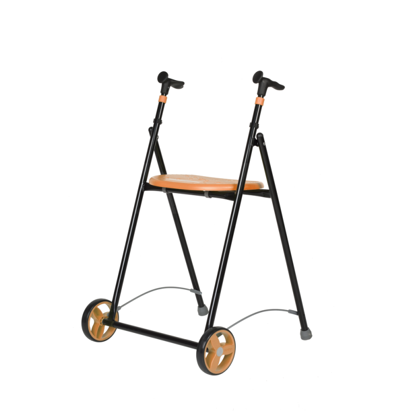 Déambulateur 2 roues AIR On light - Saumon - 56 cm