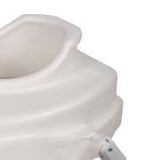 Réhausseur de toilette avec accoudoirs relevables