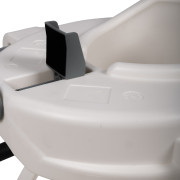 Réhausseur de toilette avec accoudoirs relevables