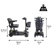 Scooter électrique 4 roues pour pmr Durban