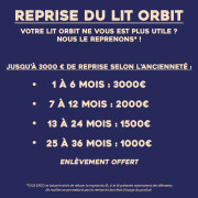 Lit médicalisé rotatif et releveur ORBIT