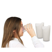 Lot de 2 verres avec découpe pour le nez moyen 23,5 cl