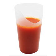 Lot de 2 verres avec découpe pour le nez moyen 23,5 cl