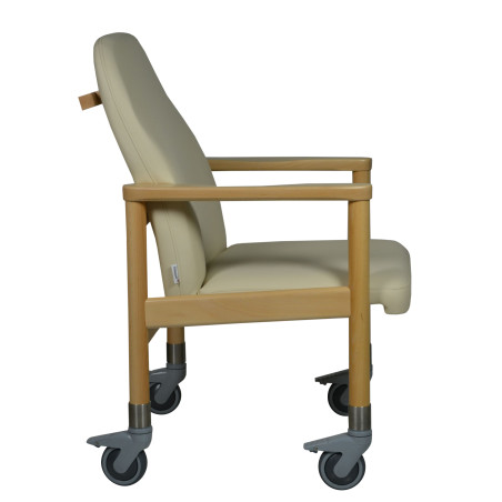 Chaise à roulettes ergonomique d'intérieur Lubeck