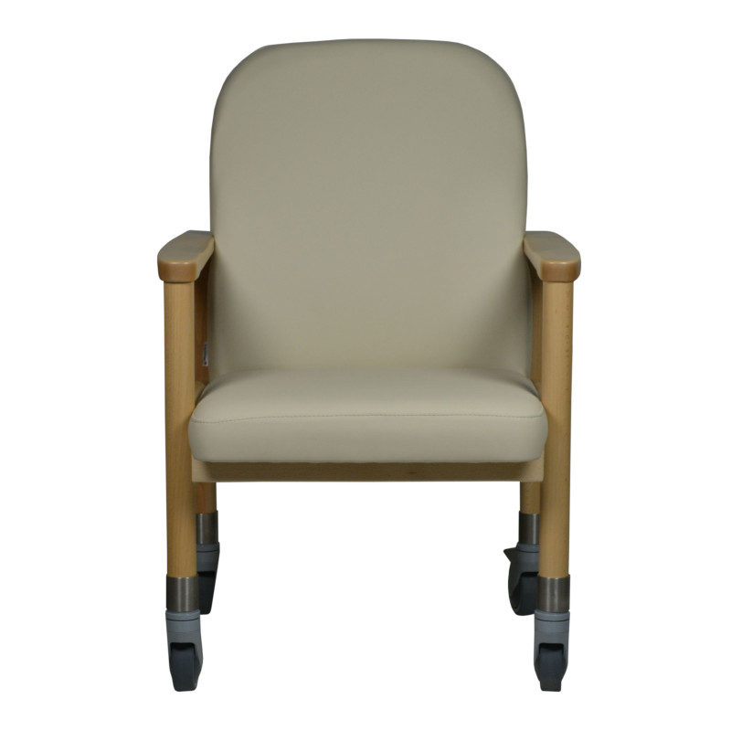 Chaise à roulettes ergonomique d'intérieur Lubeck - 60 cm