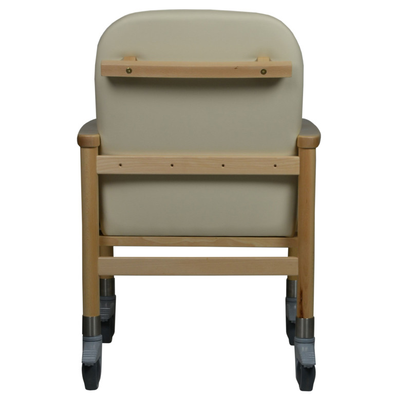 Chaise à roulettes ergonomique d'intérieur Lubeck - 60 cm