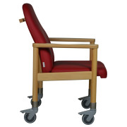 Chaise à roulettes ergonomique d'intérieur Lubeck