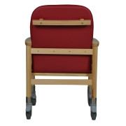 Chaise à roulettes ergonomique d'intérieur Lubeck