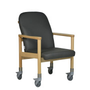 Chaise à roulettes ergonomique d'intérieur Lubeck