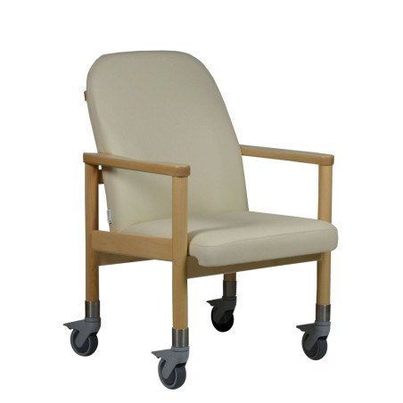 Chaise à roulettes ergonomique d'intérieur Lubeck