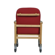 Chaise à roulettes ergonomique d'intérieur Lubeck