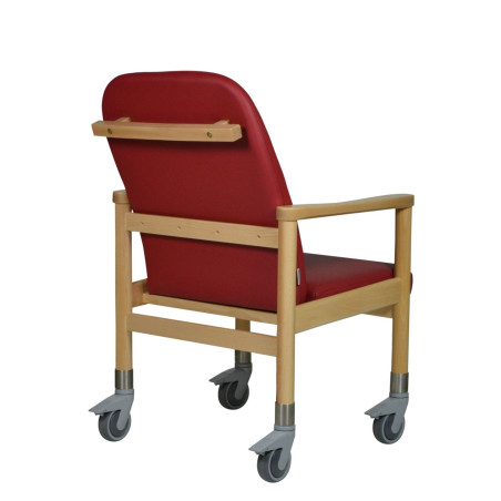 Chaise à roulettes ergonomique d'intérieur Lubeck