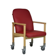 Chaise à roulettes ergonomique d'intérieur Lubeck
