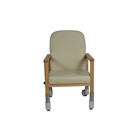 Chaise à roulettes ergonomique d'intérieur avec frein centralisé Lubeck