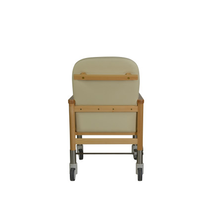 Chaise à roulettes ergonomique d'intérieur avec frein centralisé Lubeck
