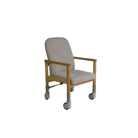 Chaise à roulettes ergonomique d'intérieur avec frein centralisé Lubeck
