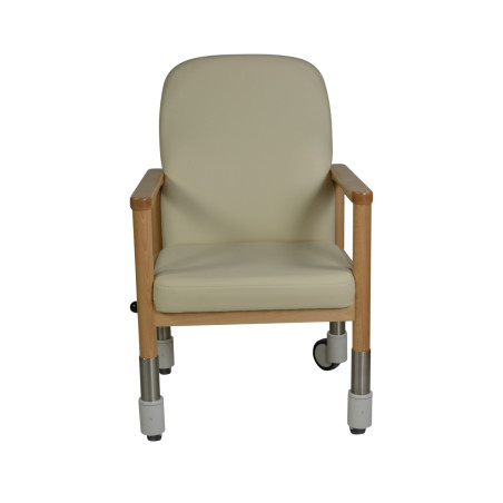 Chaise à roulettes ergonomique d'intérieur avec frein centralisé Lubeck