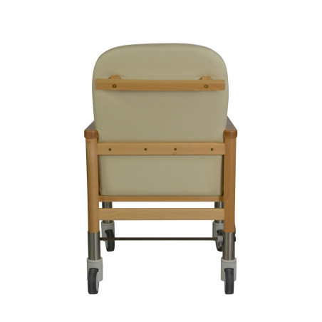 Chaise à roulettes ergonomique d'intérieur avec frein centralisé Lubeck
