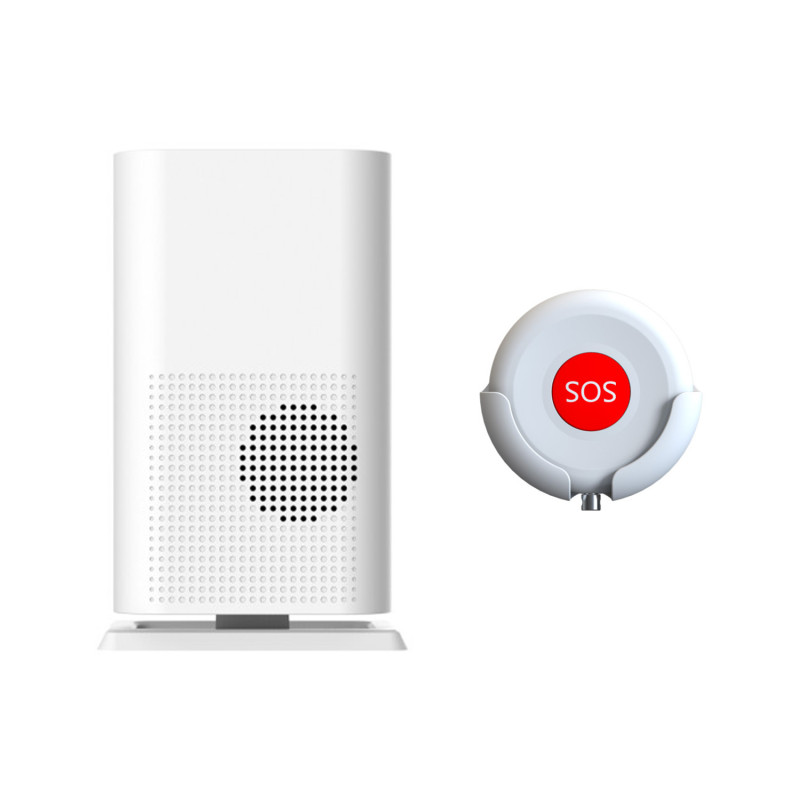 Téléavertisseur et bouton d'alerte sonore et lumineux longue distance