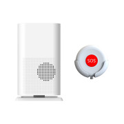 Téléavertisseur et bouton d'alerte sonore et lumineux longue distance Aplós