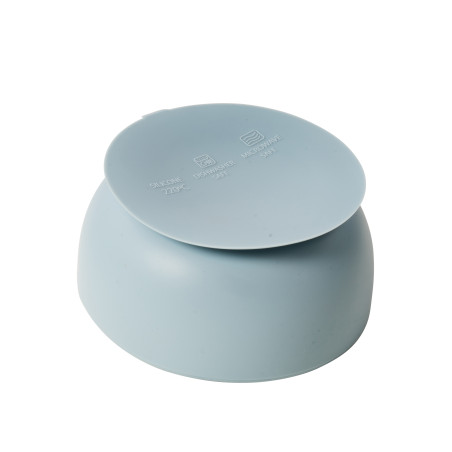 Bol silicone à ventouse et à rebord ergonomique