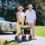 Déambulateur carbone Saljol tout en 1