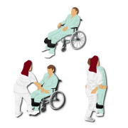 Appui tibial anti abduction/adduction MOUSTACHE