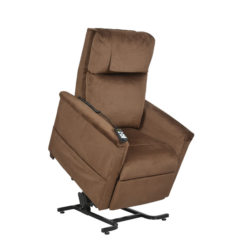 Fauteuil Releveur chauffant Oklahoma - Chocolat - 50 cm