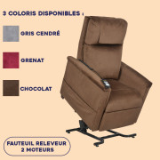 Fauteuil Releveur chauffant Oklahoma