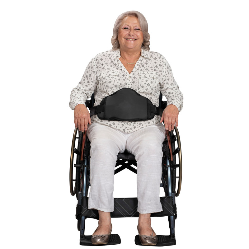 Ceinture pour fauteuil roulant confortable et évolutive Evolution