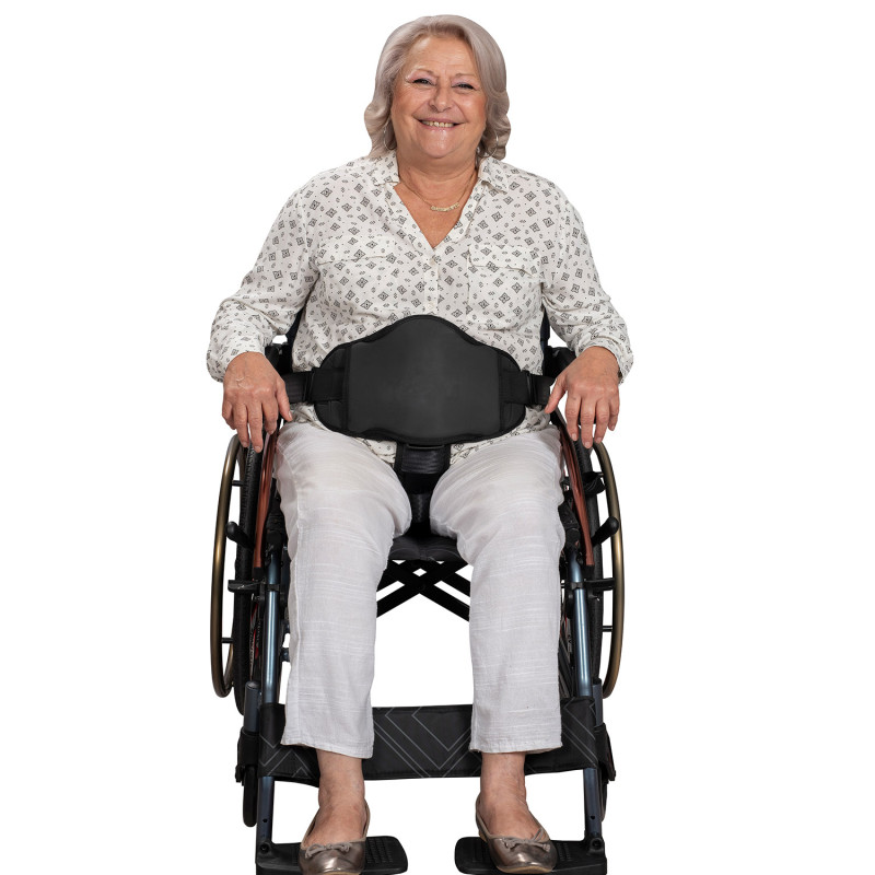 Ceinture pour fauteuil roulant confortable et évolutive Evolution