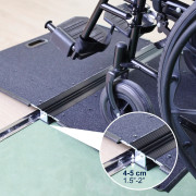 Rampe de seuil pliable légère et antidérapante