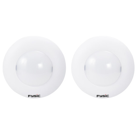 Lot de 2 veilleuses LED avec télécommande - éclairage de nuit