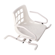 Siège de bain pivotant à accoudoirs relevables Edora