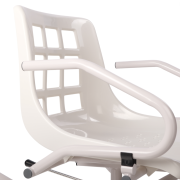 Siège de bain pivotant à accoudoirs relevables Edora